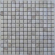35678 Мозаика FK Marble Mix Mosaic Travertine Mix 20-7T состаренная (чип 2х2) 30,5х30,5