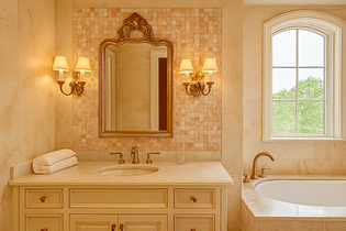 Мозаика Rose Cream Marble
