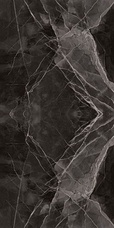 Керамогранит Kutahya Black Calacatta Kristal Book Match Rectified Parlak Nano 120х240х0,85