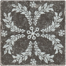 Плитка Stone4home Marble Black Motif №5 10x10 матовая