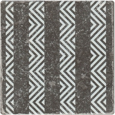 Плитка Stone4home Marble Black Motif №8 10x10 матовая