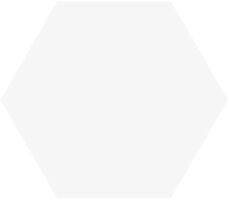 Плитка Vitra K945261 Miniworx Гексагон Белый Матовый 21x24