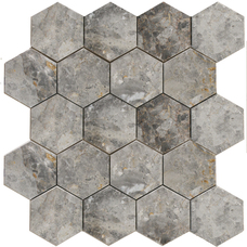 Мраморная мозаика Stone4Home Hexagon LgP (7,4x7,4) 27х30,5