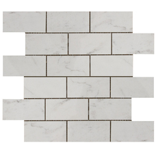 Мраморная мозаика Stone4Home Mw Tumbled (4,8х9,8) 30х30