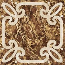 INFINITY CERAMIC TILES Decor Imperiale 2 Marron 60 x 60