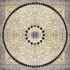 Infinity Ceramic Tiles Roseton Rimini Gris (Розетон из 4-х частей) 120 x 120