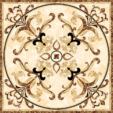 Декоративный напольный элемент Ruskin Beige roseton 120 x 120 Infinity Ceramic Tiles