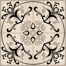 Декоративный напольный элемент Ruskin Gris roseton 120 x 120 Infinity Ceramic Tiles