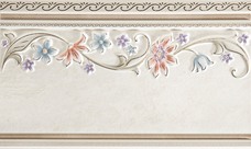 Настенный декоративный элемент Alzata Sintra Romantica Blanco 15 x 25