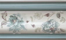 Декоративный бордюр Cifre Ceramica Zocalada Galiana Floral 15 x 25