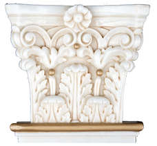 Декор Vaticano Capitel 3 Oro 16,8 x 17 (Infinity Ceramic Tiles)
