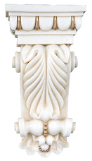 Декор Vaticano Menzola 2 Oro 12,4 x 24 (Infinity Ceramic Tiles)