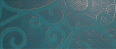 Декор Impronta Creta D Wall Aqua Boucle Oro 30,5x72,5