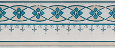 Декор Impronta Creta D Wall Aqua Stencil A 30,5x72,5