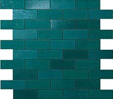 9eme Мозаика Atlas Concorde Ewall Petroleum Green Minibrick 30,5x30,5