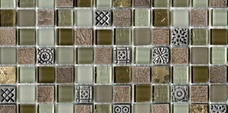 G-522 Мозаика L Аntic Colonial Tecno Glass Country (2,1x2,1) 29,6x29,6