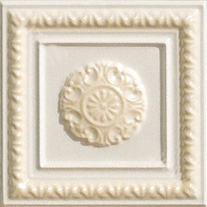 p17099 Вставка Vallelunga Lirica Crema Tozzetto Cornice 10x10