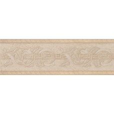 Декор напольный Versace Venere Fascia Foglia Almond Beige 15,3x50