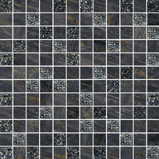 MLMQNE Mosaico Lux Quadretti Nero 30x30 (Ceramiche Brennero Folli Follie)