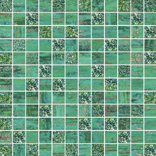 MLMQVE Mosaico Lux Quadretti Verde 30x30 (Ceramiche Brennero Folli Follie)