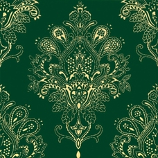 Декор Fabresa Paisley Verde Botella Decor 20 x 20