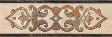 Декор Ceracasa Jainoor Cenefa Crema Pulido 12,8х38,8