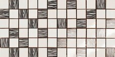 Мозаика 301299 Dado Ceramica Alterego Mosaico Platino Bianco 20x40