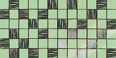 Мозаика 301302 Dado Ceramica Alterego Mosaico Platino Verde 20x40