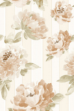 Декор Arcana Versailles Blossom - 2 Beige  (комплект 2 шт.) 50x75