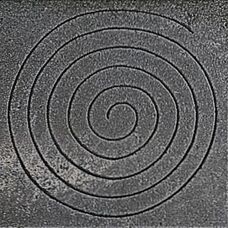 6HDG9QS Декор Tagina Fucina Quadrotta Conio Spirali Grigio Manganite 15x15