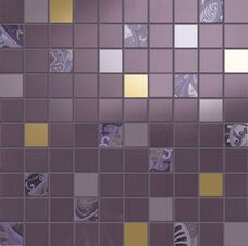 i313k7a Мозаика Emil Ceramica Giselle Mosaico Mini Prugna (3x3) 31,5x31,5