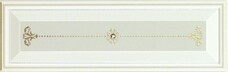 Бордюр Piemme Boiserie Rilievo V Argento (мелкий рисунок) 9,5х30