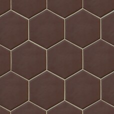 Плитка Equipe Ceramicas Hexatile Marron Mate 17,5x20