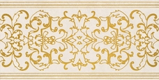 17390 Декор Gardenia Orchidea Canova Bianco Fascia 25х50