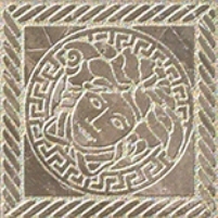 240306 Вставка Versace Marble Grigio Tozzetto Medusa Lappato 11,5х11,5