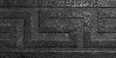 Бордюр Versace Palace Stone Black Fasce Greca Lappato 19,7х39,4