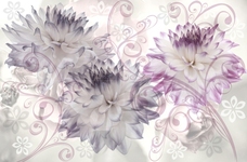 Бордюр Azuliber Gloss Infinity Conjunto Infinity Crisantemos 2x20x60
