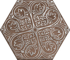Декор Equipe Ceramicas Hexatile Venice Marron 17,5x20