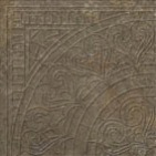 8BD8JAR Декор Tagina Apogeo Angolo Rosone Rilievo In Tinta Dark Brown 35x35