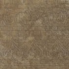 8BD57FR Декор Tagina Apogeo Fascia Lobata Rilievo In Tinta Light Brown 35x35