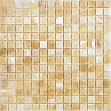 Мозаика глянцевая Muare Мраморный оникс QS-009-20P/10 30,5х30,5