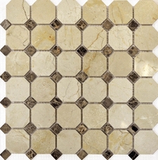 Мозаика глянцевая Muare Мрамор QS-092-48P/10 30,5х30,5