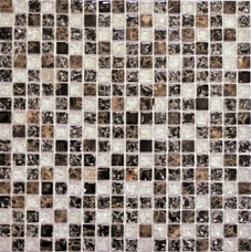 Мозаика Muare Мрамор + стекло QSG-010-15/8 30,5х30,5