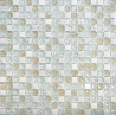 Мозаика Muare Мрамор + стекло QSG-012-15/8 30,5х30,5