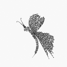 Madama Butterfly Декор Бабочка 20x20 (сет 12шт) глянцевый 11