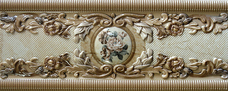 Декоративный элемент ROYAL Mosaico Cenefa Cream 12х30 Infinity Ceramic Tiles