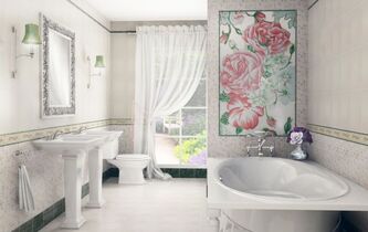 Мозаика Mosaico Springrose Bianco