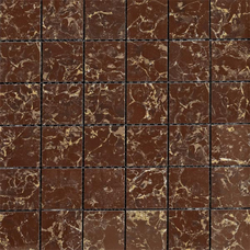 Мозаика Sal Sapiente Marble PMR 6602 M 5050 (красно-коричневый) 30х30 (0,5х0,5)