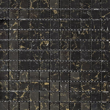 Мозаика Sal Sapiente Marble PMR 6605 M 2525 (черный) 30х30 (0,25х0,25)