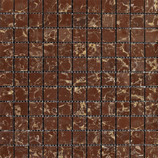 Мозаика Sal Sapiente Marble PMR 6602 M 2525 (красно-коричневый) 30х30 (0,25х0,25)